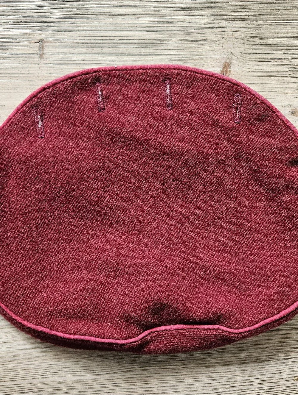Bermuda Bag Cover Fall/ Winter Wool Burgundy